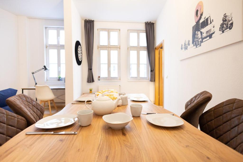 Posezení v ubytování Ko-Living Space an der Oper - Street Art Design Apartments