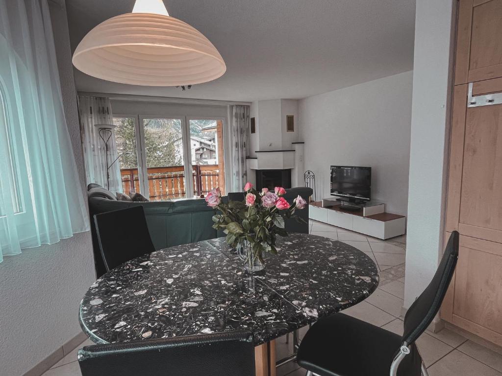 TV a/nebo společenská místnost v ubytování Residence Chateau