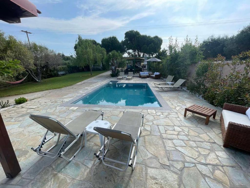 Πισίνα στο ή κοντά στο VILA KALIMERA private pool