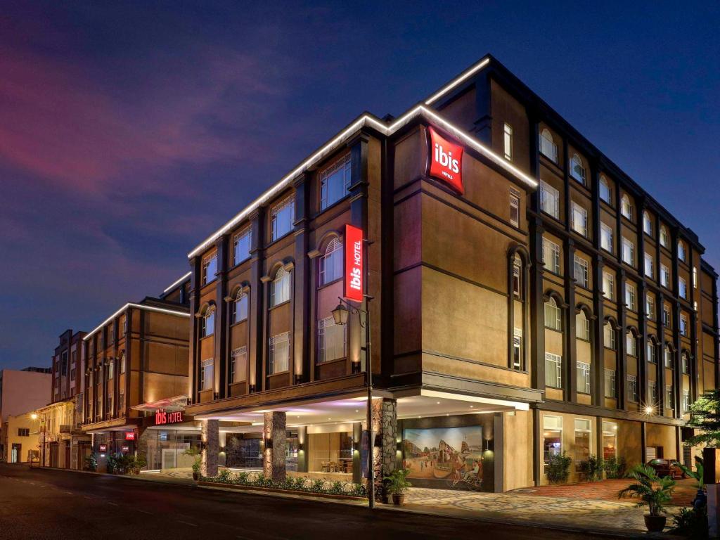 O edifício onde o hotel está situado