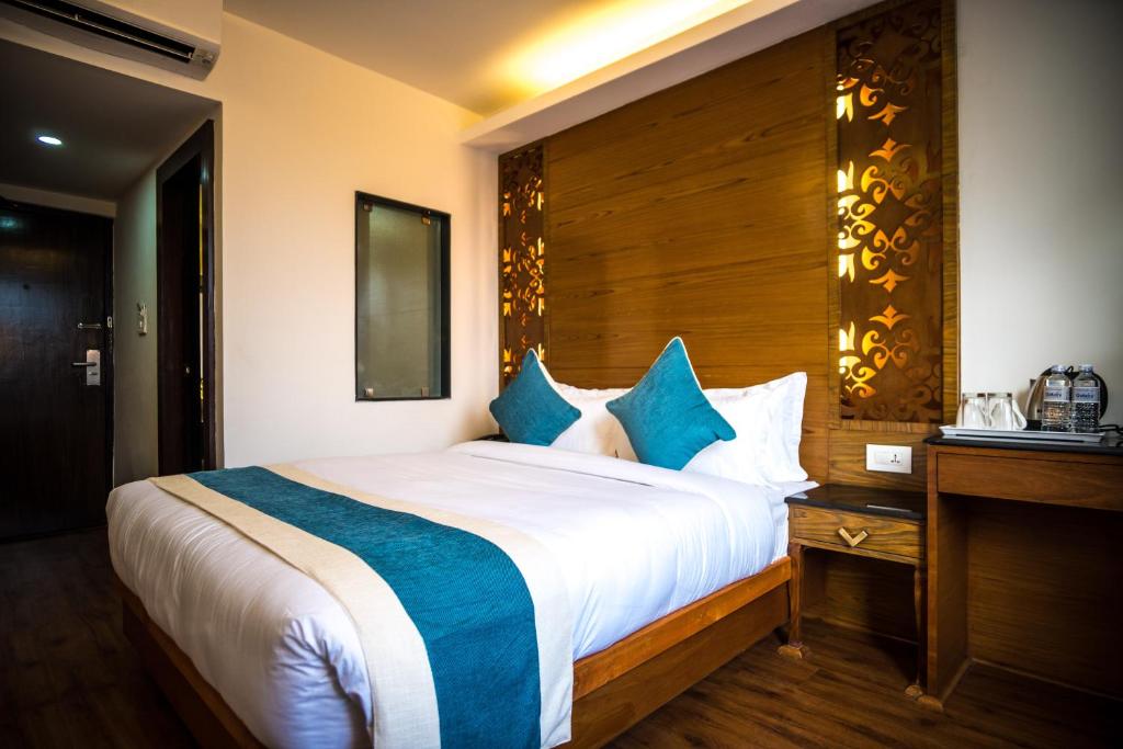 Postel nebo postele na pokoji v ubytování Hotel Tradition & Spa