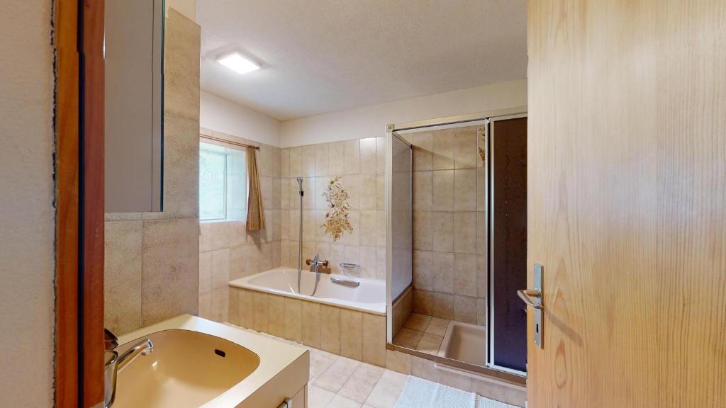 Koupelna v ubytování Abitaziun Sur Vih - Samedan