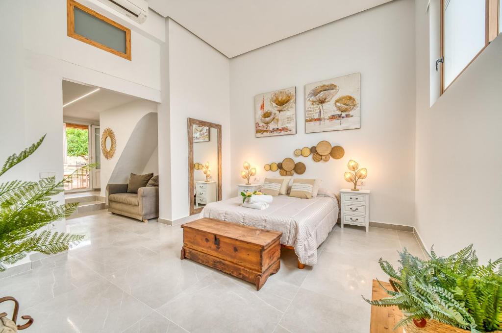 Postel nebo postele na pokoji v ubytování Ideal Property Mallorca - Verdera