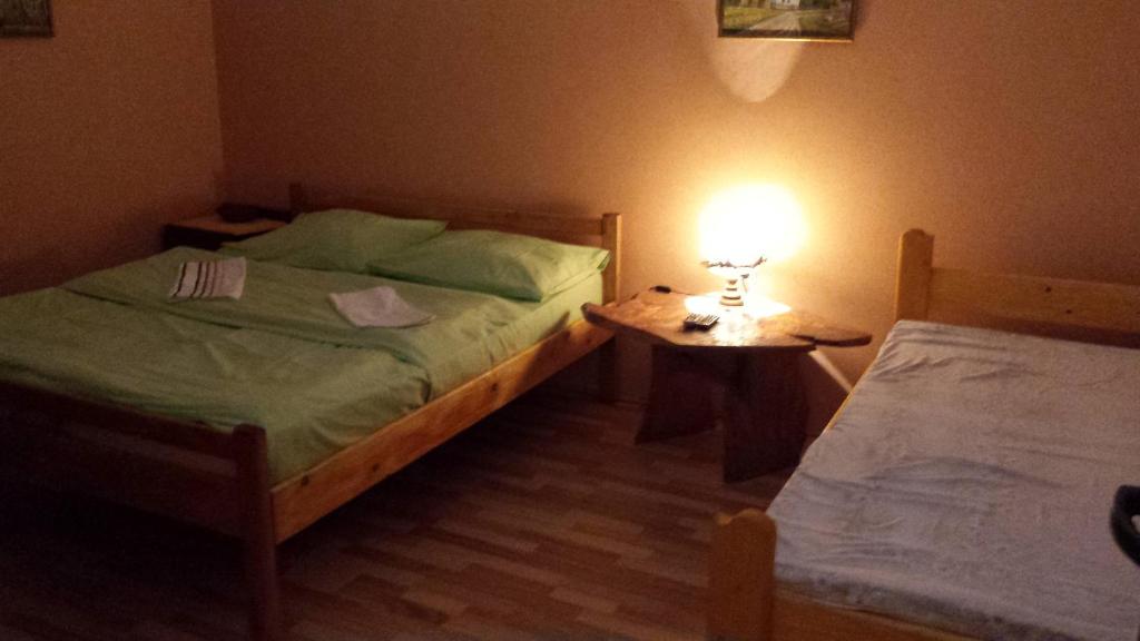 Postel nebo postele na pokoji v ubytování Guest House Šebeš