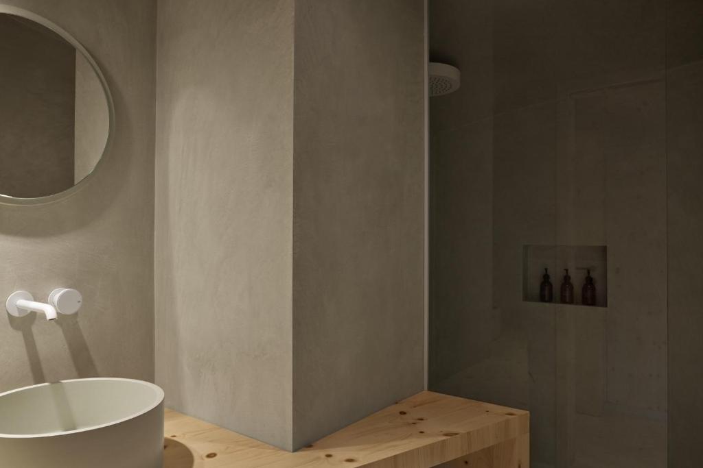 A bathroom at Odles Lodge