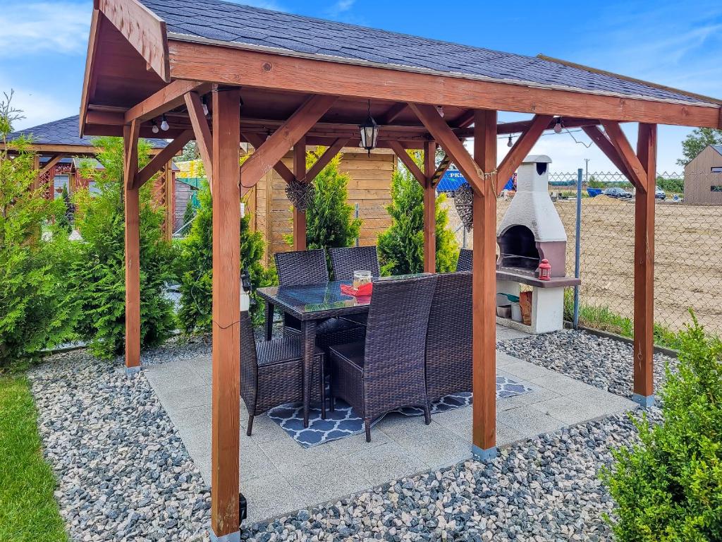 Patio alebo iná vonkajšia časť ubytovania Haus Nathalie
