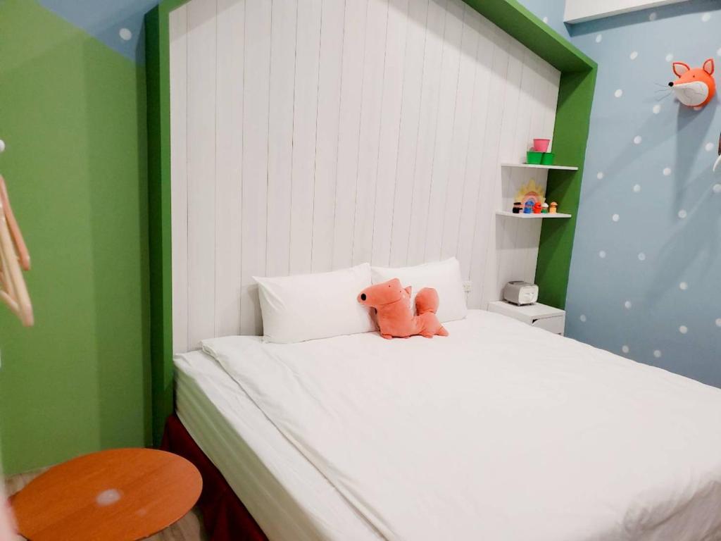 Letto o letti in una camera di The Railroad Runs