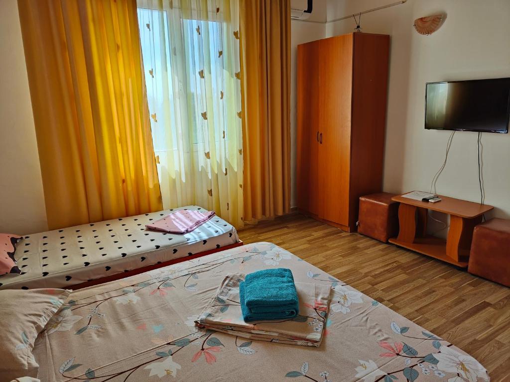 Cama o camas de una habitación en Vila Olimpica