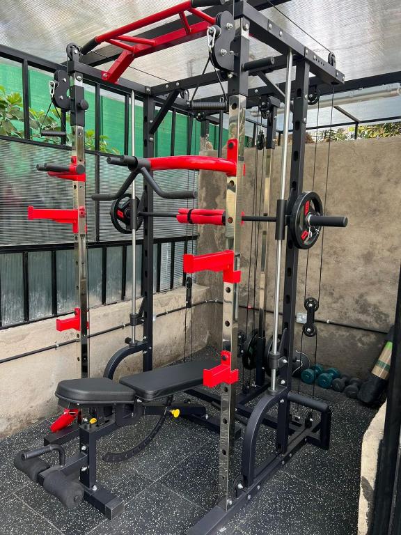 Fitness centrum a/nebo fitness zařízení v ubytování Cozy Stead