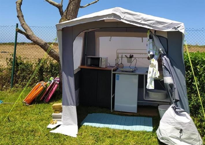 Tented camps Tienda de lujo 5 personas - Camping Playa de Tapia en Tapia de Casariego, Asturias