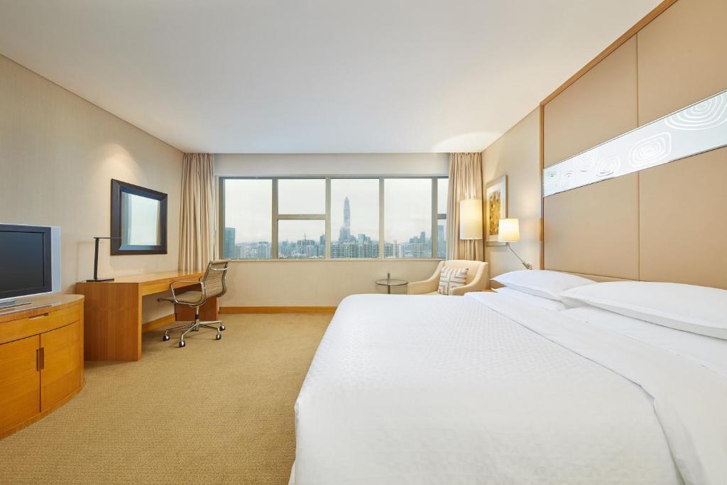 TV a/nebo společenská místnost v ubytování Four Points by Sheraton Shenzhen
