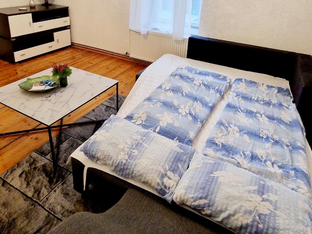 Postel nebo postele na pokoji v ubytování Lerchenhof