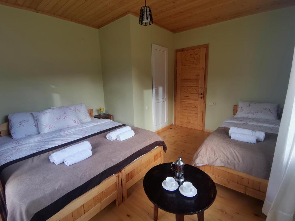 Postel nebo postele na pokoji v ubytování Hotel Lamala