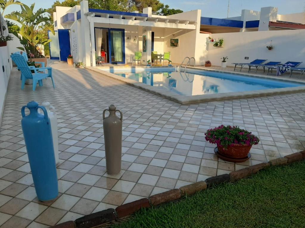 Πισίνα στο ή κοντά στο Anna villetta con piscina