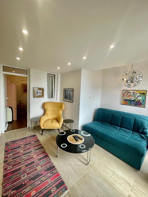 Posezení v ubytování Apartments Kentera LUX