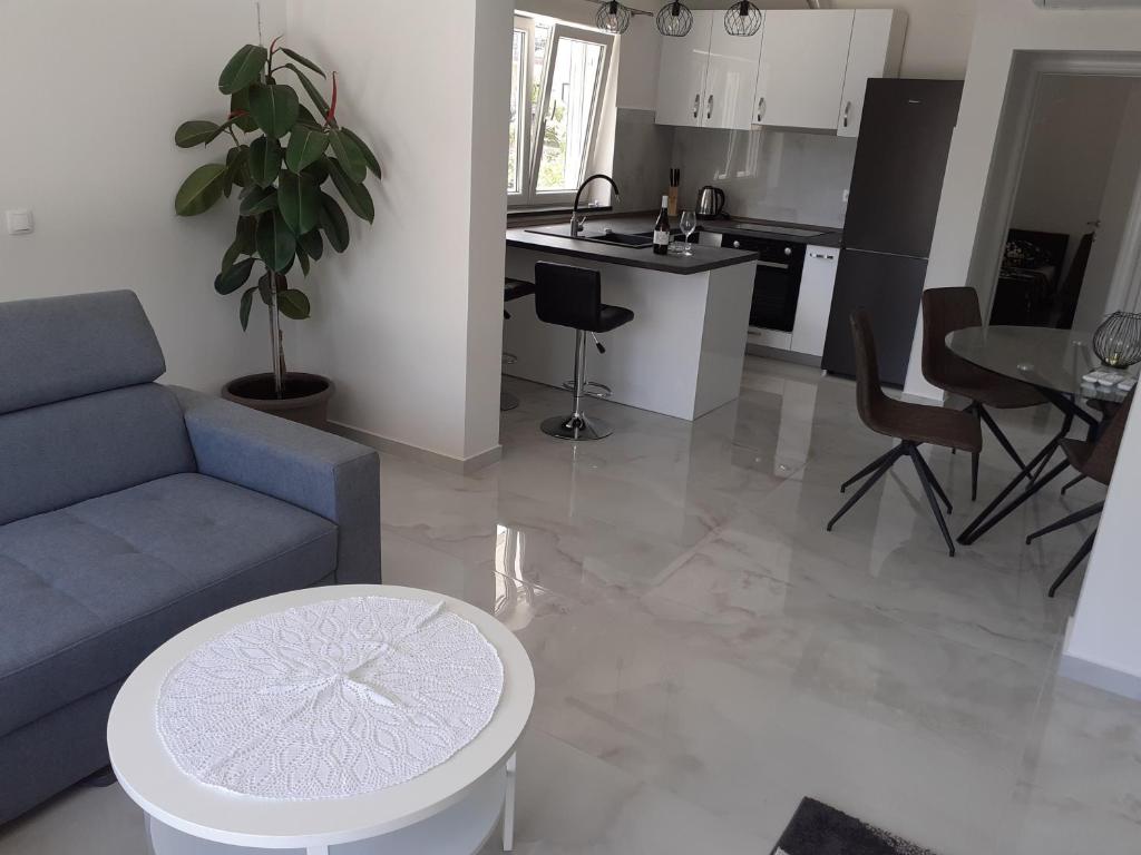 Kuchyňa alebo kuchynka v ubytovaní Apartments with parking spaces Jelsa, Hvar - 13513