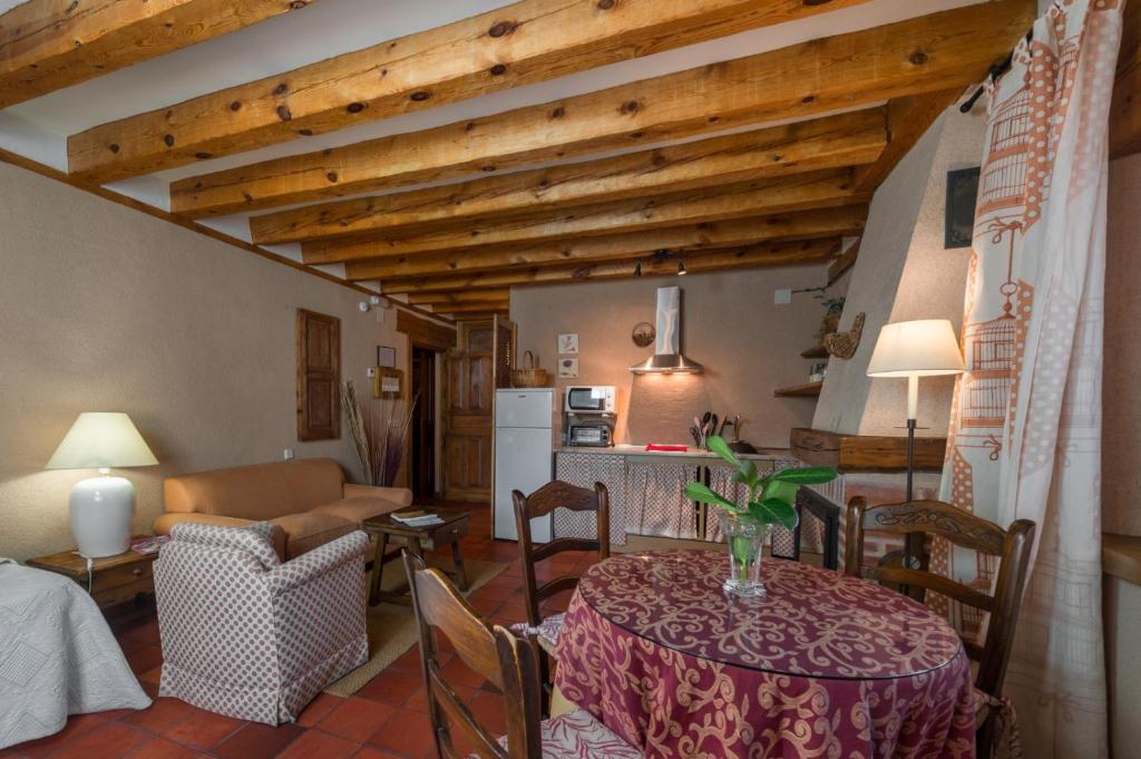 Posezení v ubytování Apartamentos Lobiche