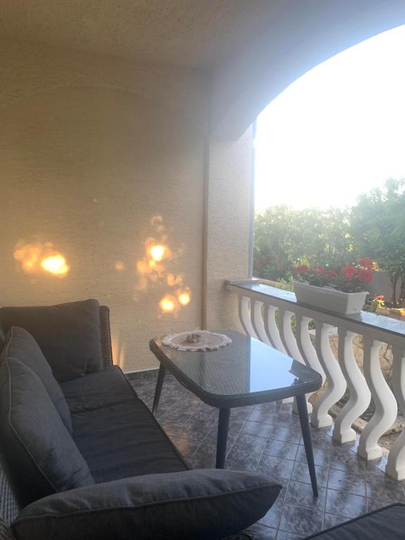 Posezení v ubytování Casa Mare Rtina Garten Zwei Baeder EG