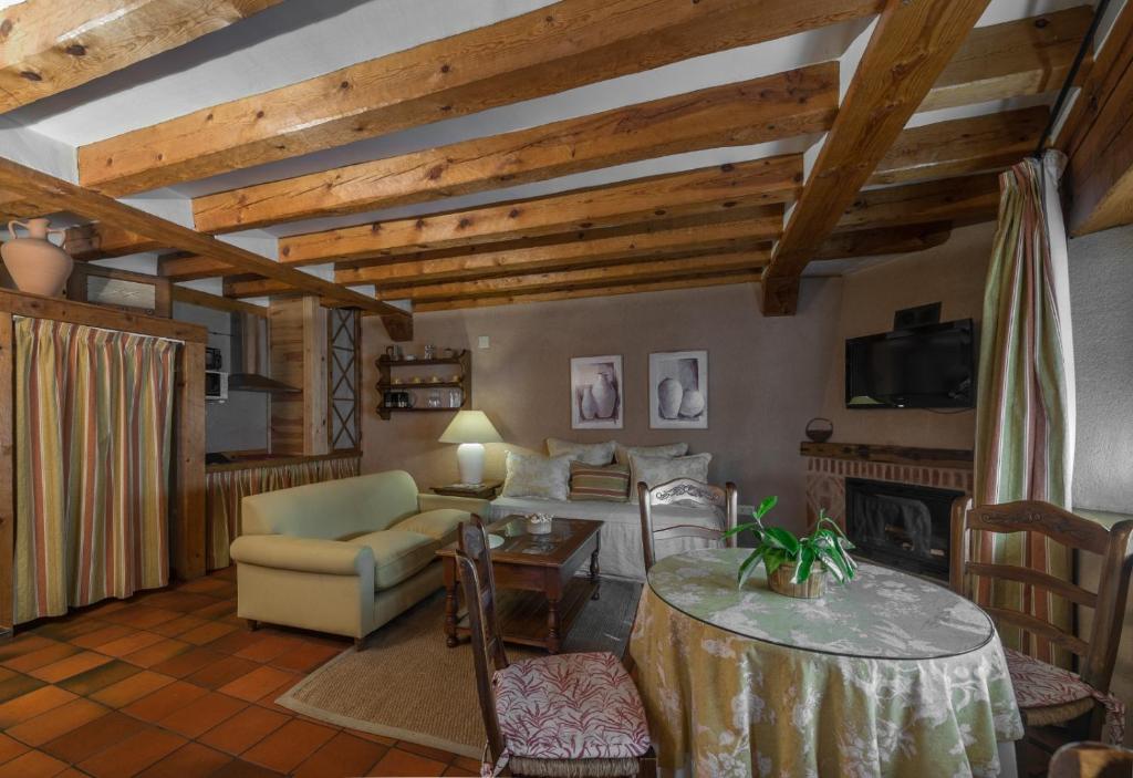 Posezení v ubytování Apartamentos Lobiche