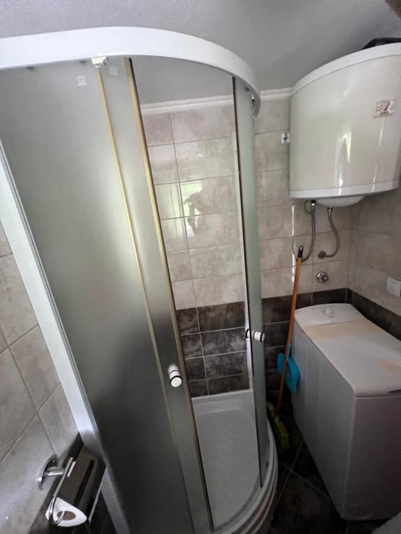 Koupelna v ubytování Apartman Tristan