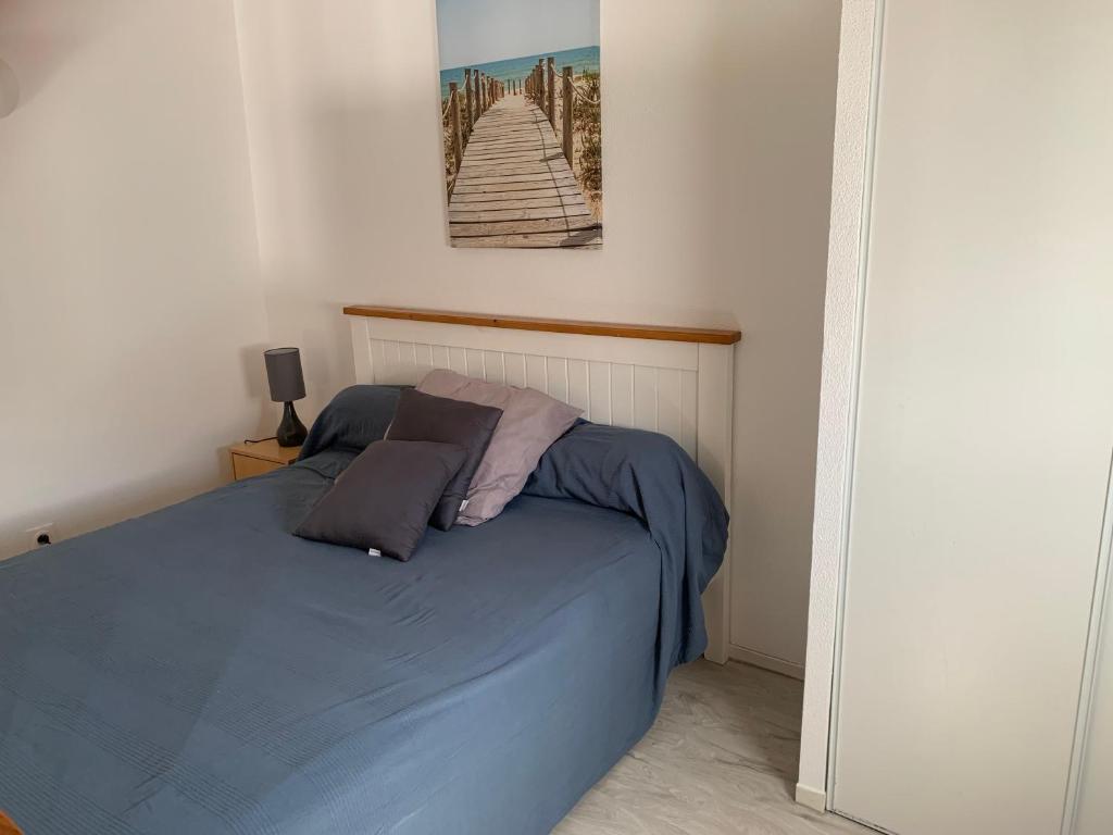 Posteľ alebo postele v izbe v ubytovaní Pavillons 7 et 56 Narbonne Plage