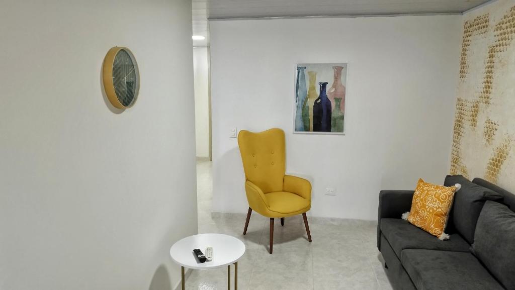 Posezení v ubytování Edificio GrandSky