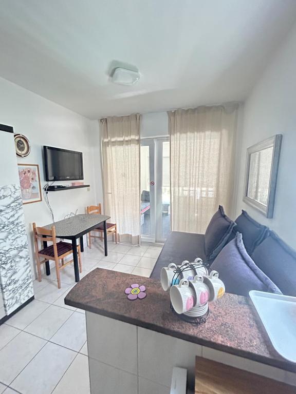 TV a/nebo společenská místnost v ubytování Apartments Sanda