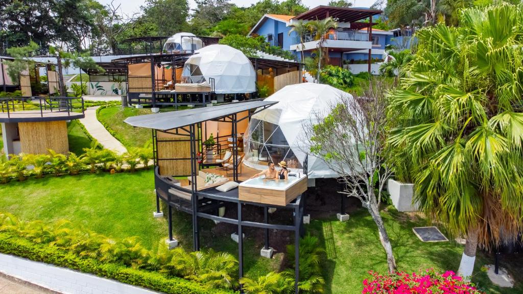 Zahrada ubytování Alma Glamping