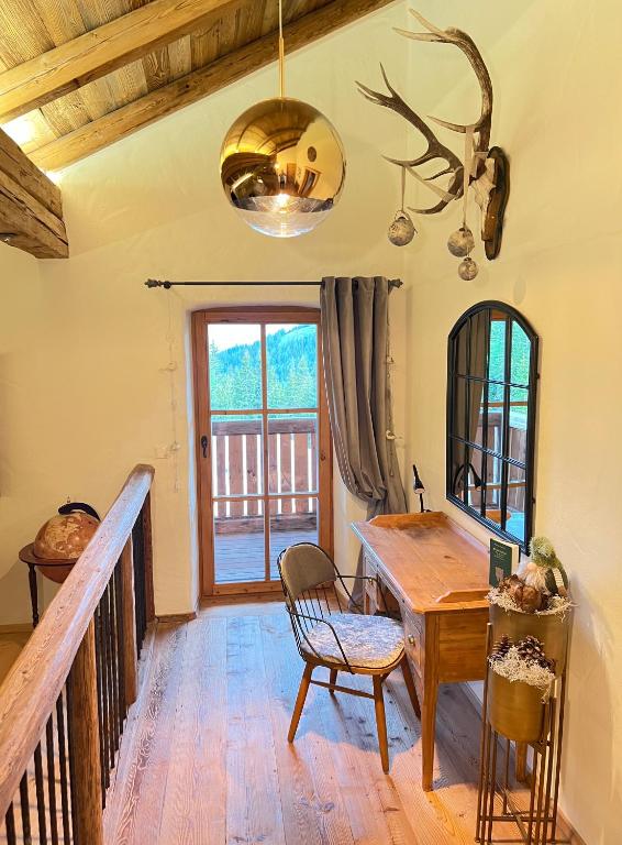 Posezení v ubytování Almhaus Chalet 607 - Lachtal
