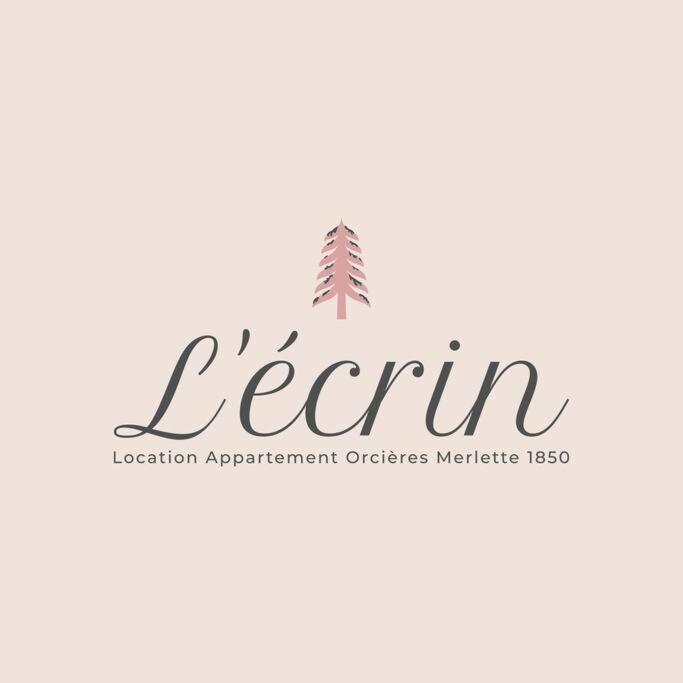 un logo pour un site Web de commandes de rendez-vous de mode dans l'établissement L'Écrin - Appartement au pied des pistes, à Orcières