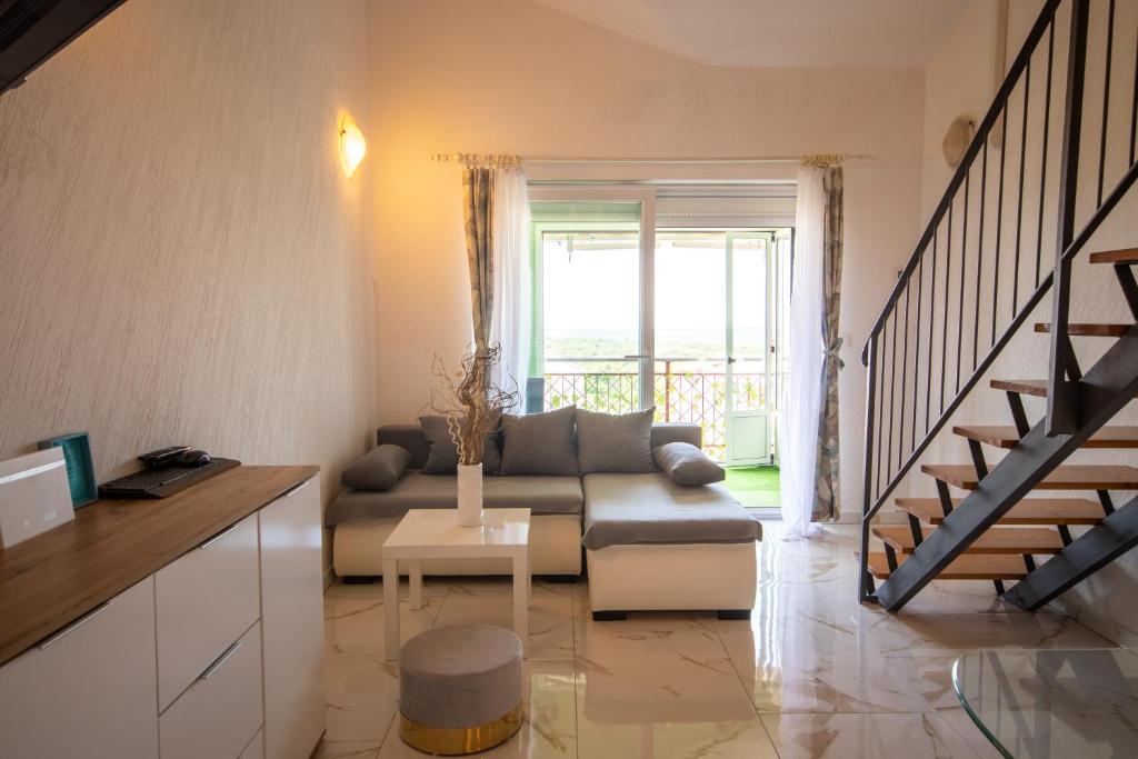 Posezení v ubytování Apartman Lane