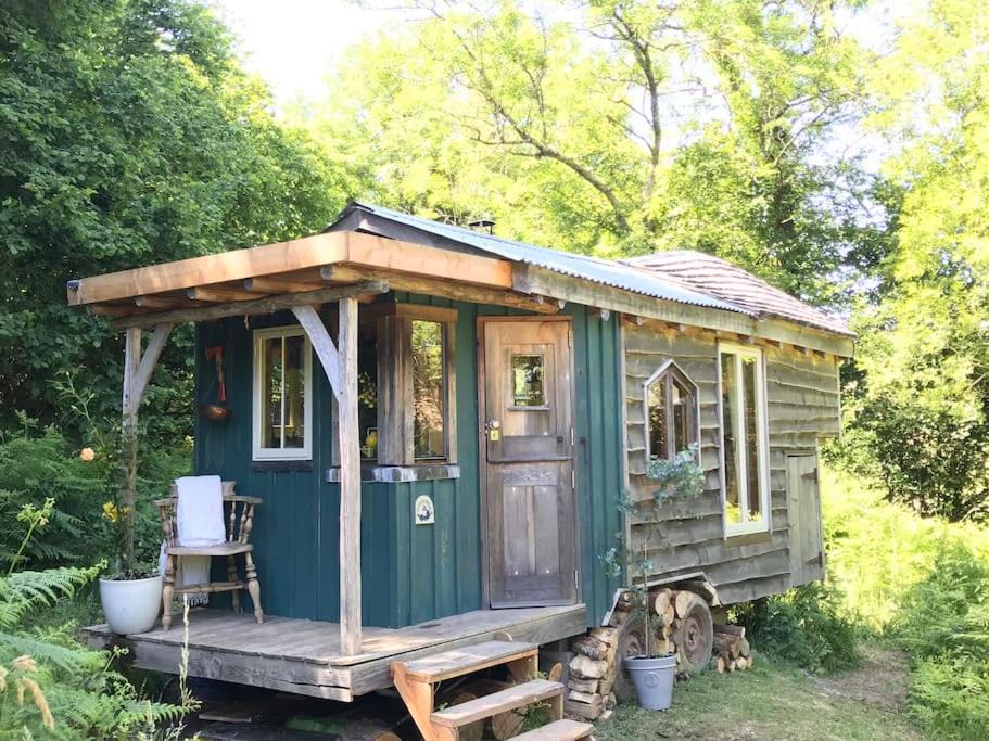 Gallery image of Dingle Glenn secluded woodland Shepherds Hut in Ashburton