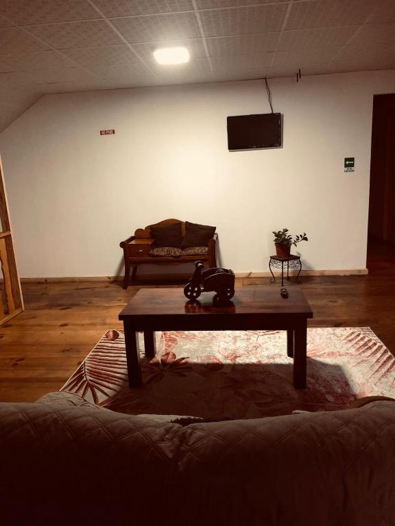 Istumisnurk majutusasutuses Hostal Dilu Boquete