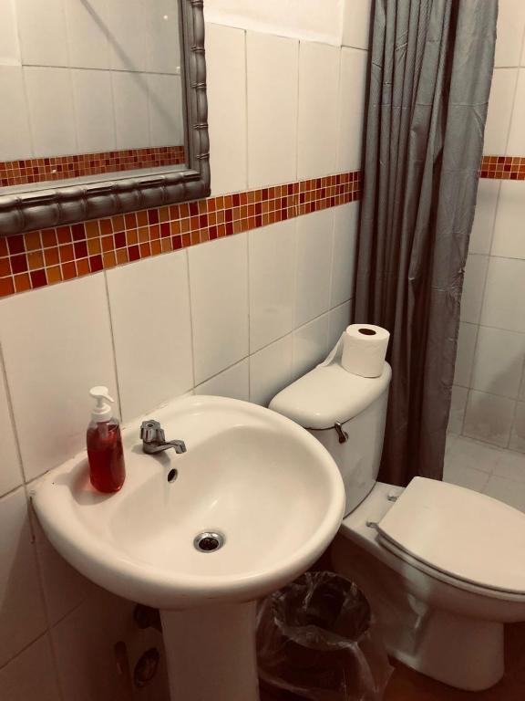 Vannituba majutusasutuses Hostal Dilu Boquete