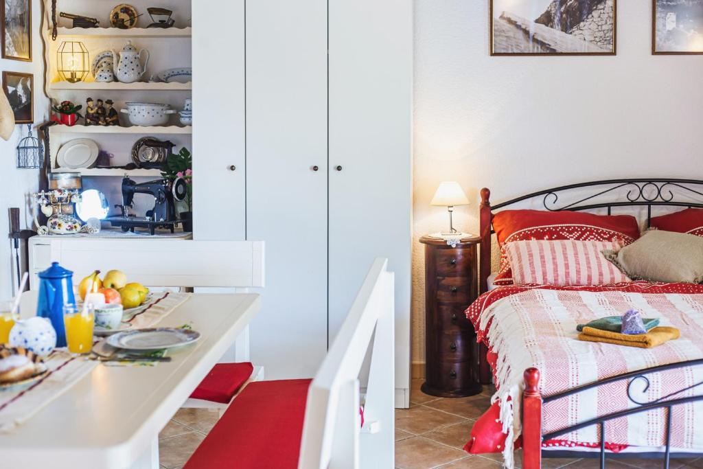 Postel nebo postele na pokoji v ubytování Holiday home Oaza