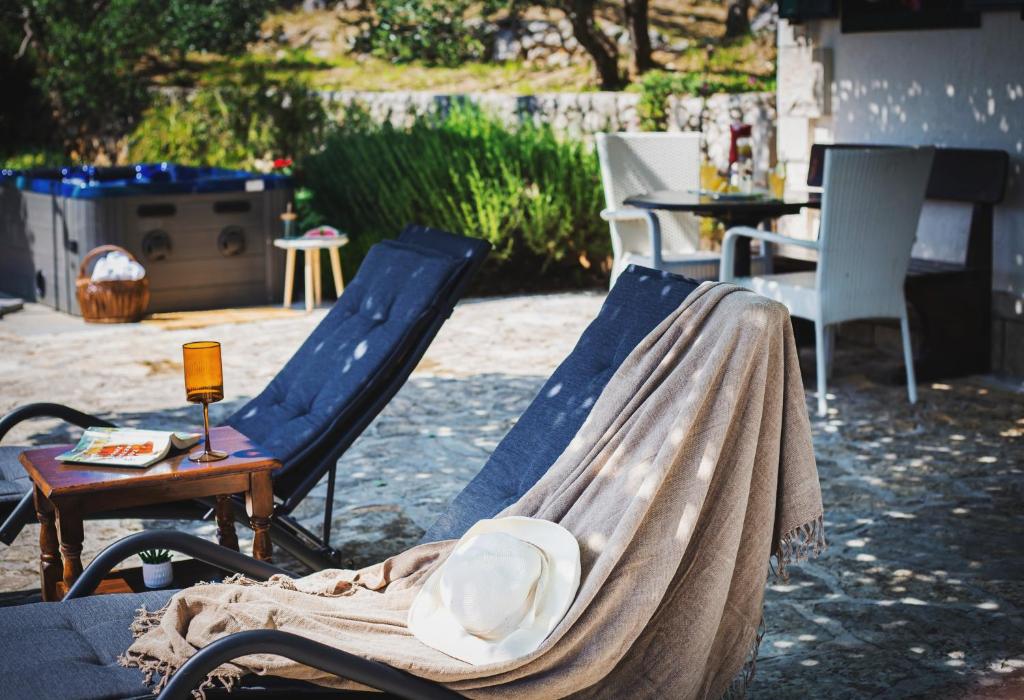 Posezení v ubytování Holiday home Oaza