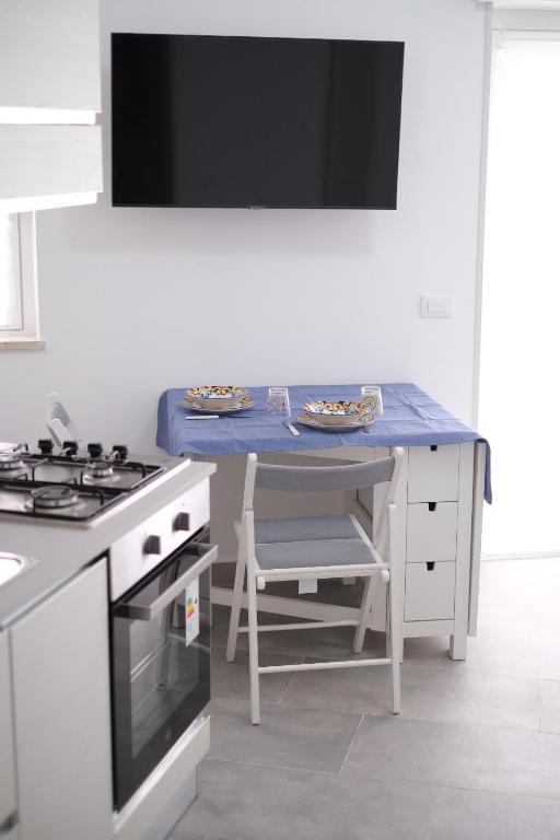 Kuchyň nebo kuchyňský kout v ubytování Casa Vacanze La Casa di Maria