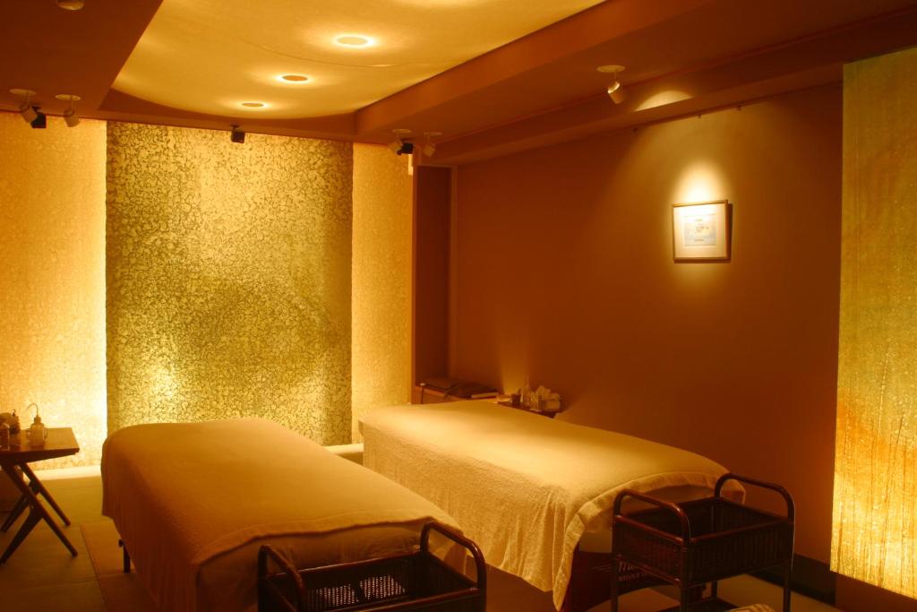 Lázně a/nebo wellness v ubytování Fukiya Ryokan