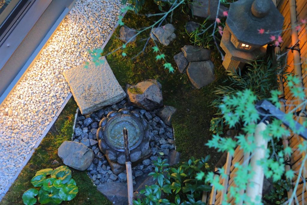 Zahrada ubytování Fukiya Ryokan