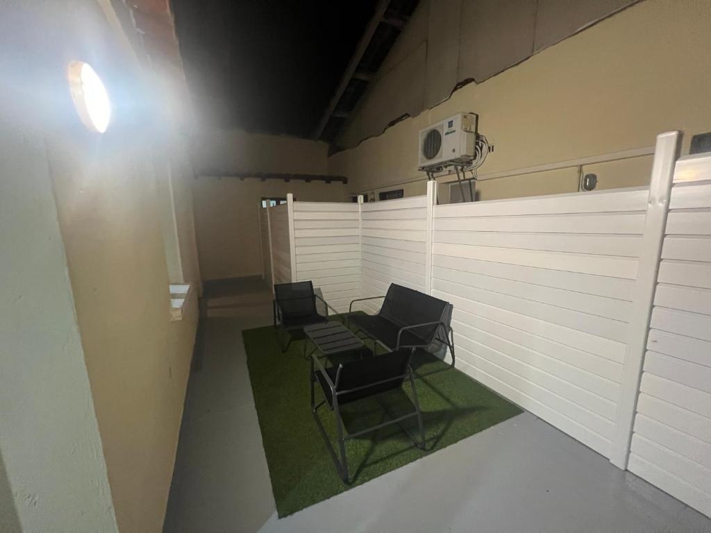 TV a/nebo společenská místnost v ubytování L’oasis mezoise