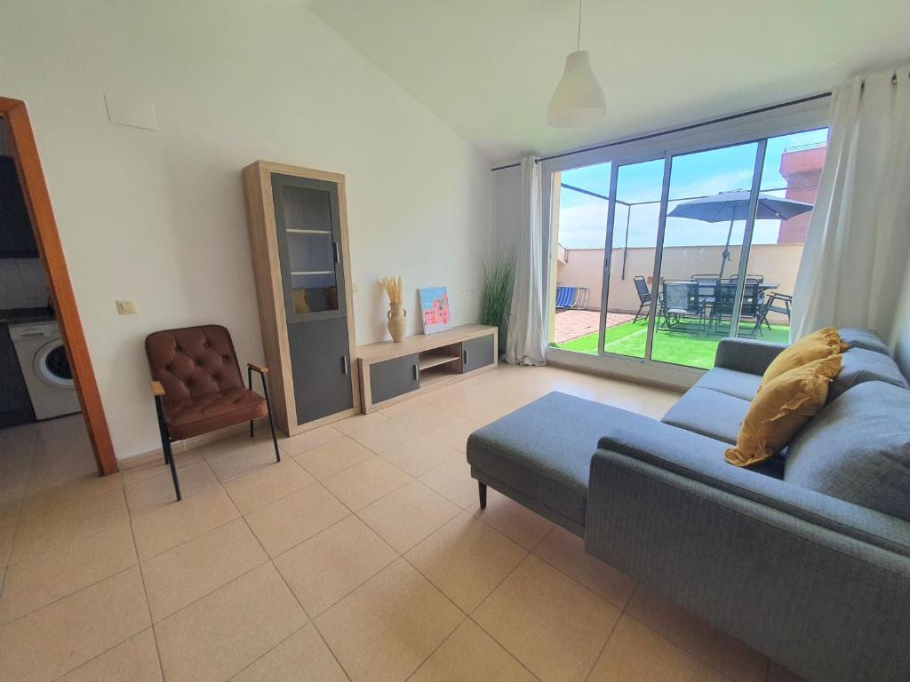 Posedenie v ubytovaní Penthouse Blanes