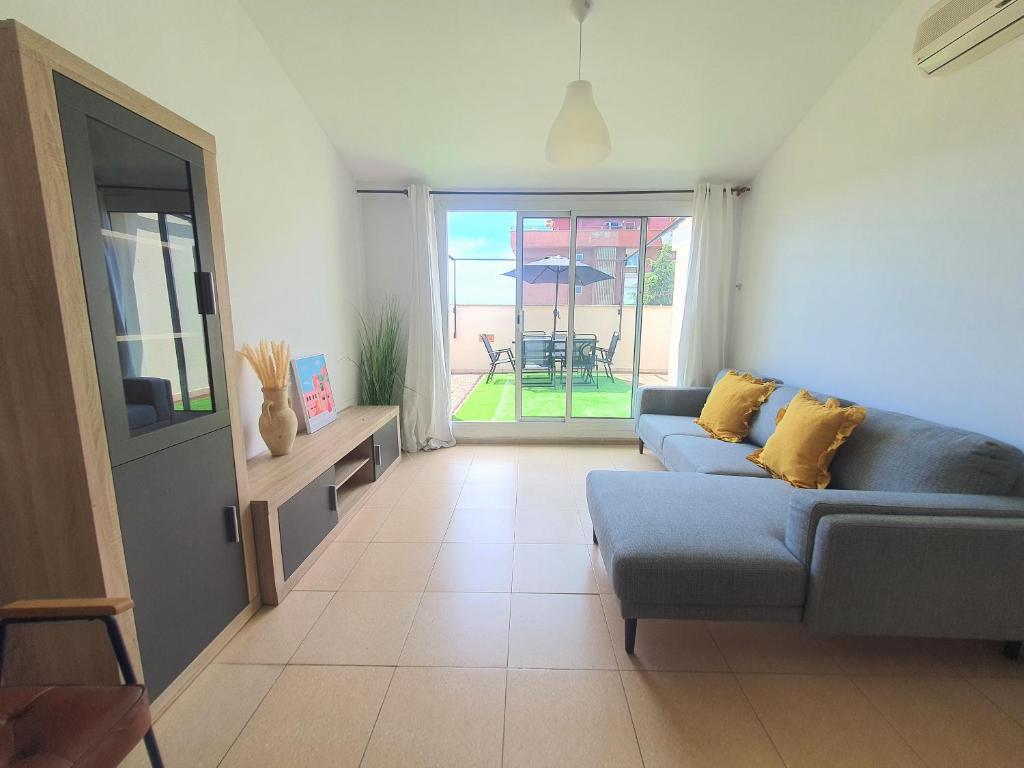 Posedenie v ubytovaní Penthouse Blanes