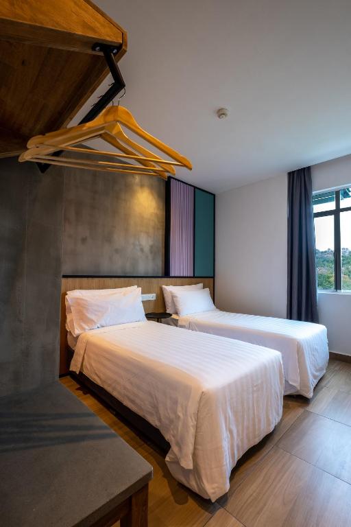 Katil atau katil-katil dalam bilik di The Bayou Hotel Langkawi
