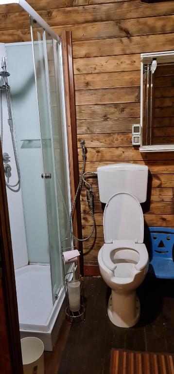 A bathroom at Campeggio Bungalow Darwin