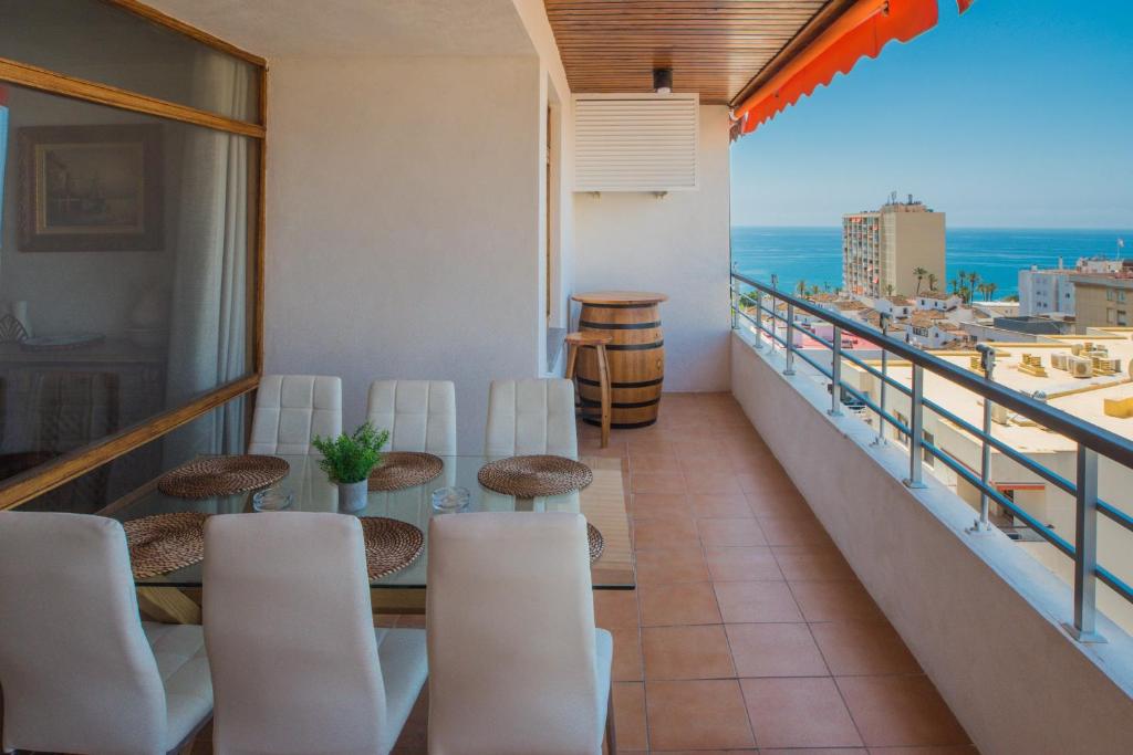 Balkon lub taras w obiekcie Nogalera Sun&fun Select