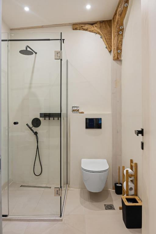 Koupelna v ubytování Tellion Suites