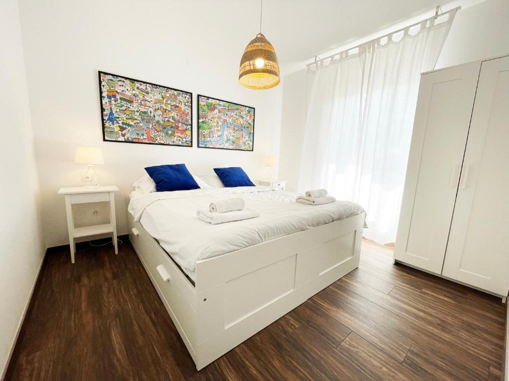 Postel nebo postele na pokoji v ubytování Apartments Monika Bed & Breakfast 236