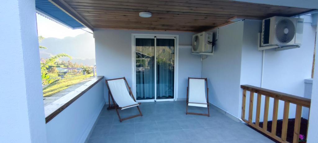 Balkón nebo terasa v ubytování Le Bord Chêne