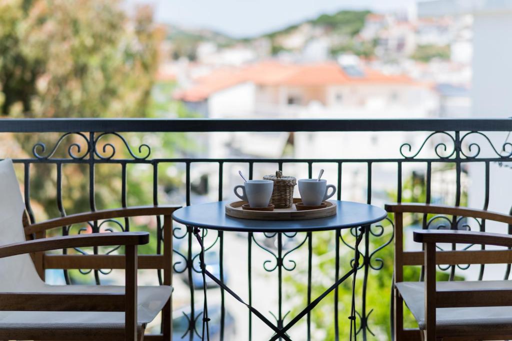 Balkón nebo terasa v ubytování Annis House