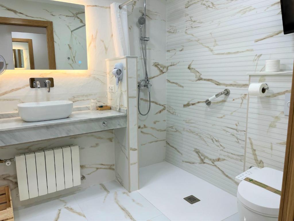 Kúpeľňa v ubytovaní Hotel Sorbas